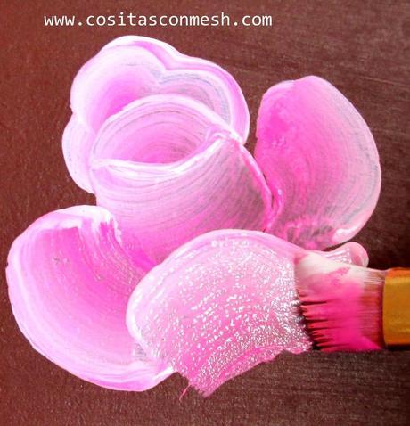 Cajitas pintadas con rosas DIY