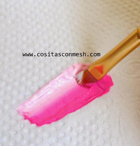 Cómo pintar una flor paso a paso