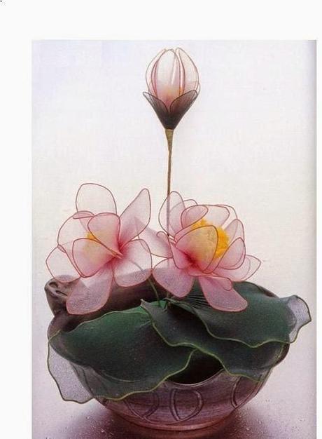 Arreglos florales con medias paso a paso