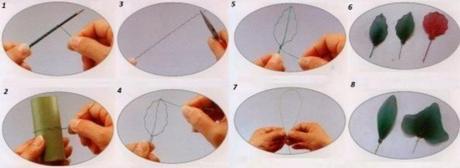 Arreglos florales con medias paso a paso