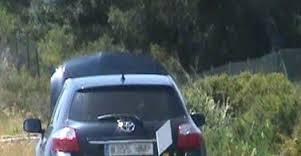 #Radar camuflado de coche averiado