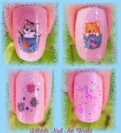 Textura + Neon glitter