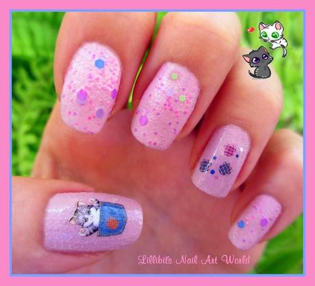 Textura + Neon glitter