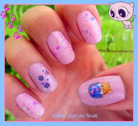 Textura + Neon glitter