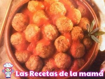 Receta de albóndigas caseras en salsa