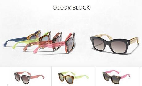 Fendi Eyewear Collection S14, las gafas de sol y de vista más trendy para el verano color-block-gafas fendi s/s 2014