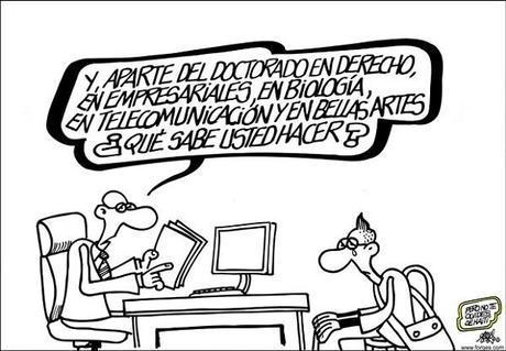 Entrevista de trabajo según Forges