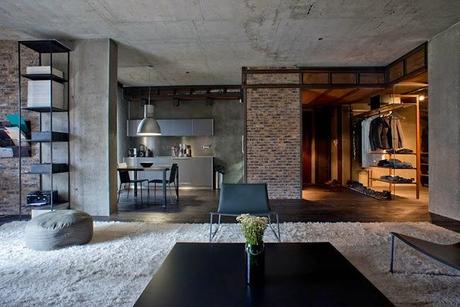 Loft Minimalista en Kiev