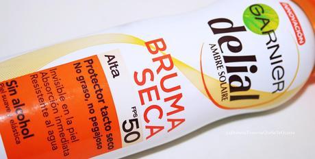 Protector solar: Bruma seca de Delial (Garnier)