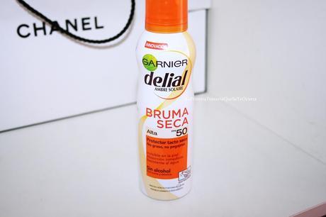Protector solar: Bruma seca de Delial (Garnier)