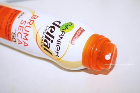 Protector solar: Bruma seca de Delial (Garnier) Protector solar: Bruma seca de Delial (Garnier)