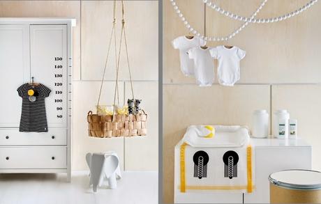 INSPIRACIÓN PARA EL DORMITORIO DEL BEBÉ CON AMARILLO