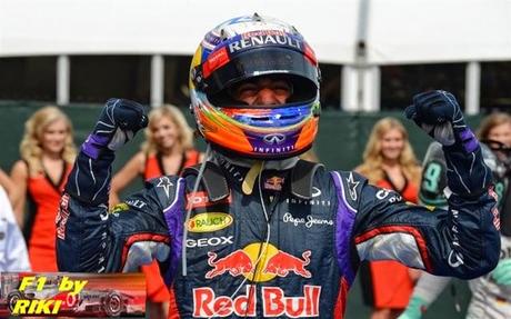 RICCIARDO SUMAMENTE ALEGRE POR SU PRIMER TRIUNFO EN LA F1