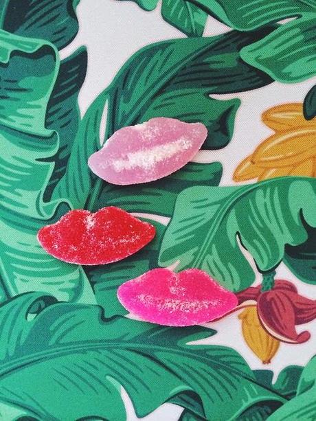 Estampado de besos