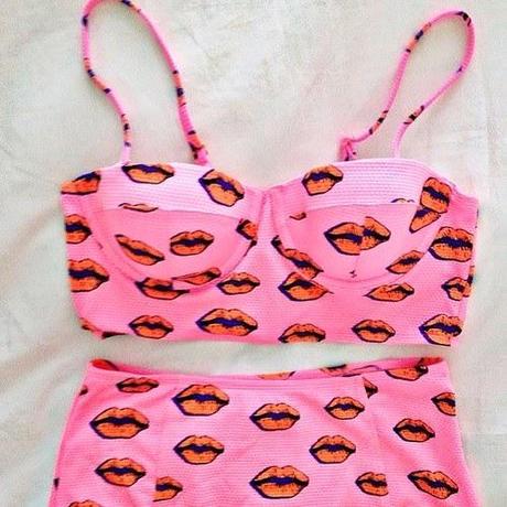 Estampado de besos