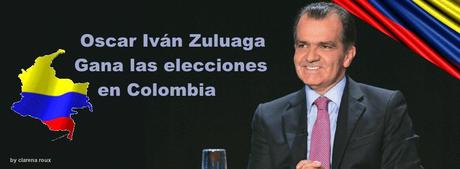 Zuluaga gana presidenciales en Colombia