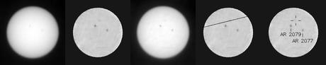 Mercurio en pasaje por el Sol visto por Curiosity