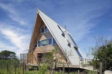 Inspiración interiores del mundo estilo contemporaneo mid century modern estilo americano arquitectura decoración estilo americano decoración de interiores decoración de exteriores casas americanas de los 60 Casa de vacaciones en Long Island blog decoración de interiores 