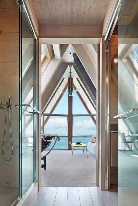 Inspiración interiores del mundo estilo contemporaneo mid century modern estilo americano arquitectura decoración estilo americano decoración de interiores decoración de exteriores casas americanas de los 60 Casa de vacaciones en Long Island blog decoración de interiores 