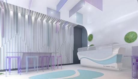 A-cero Projects A-cero presenta una propuesta de interiorismo para los locales de una franquicia hostelera.