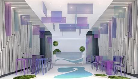 A-cero Projects A-cero presenta una propuesta de interiorismo para los locales de una franquicia hostelera.