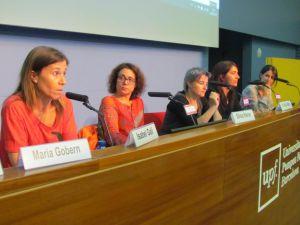 De izq.a dcha. Isabel Galí, Sílvia Heras, Cristina Mas, Célia Cernadas i Gemma Parellada