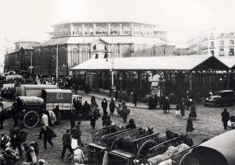Mercado de la Cebada, en 1920, Madrid