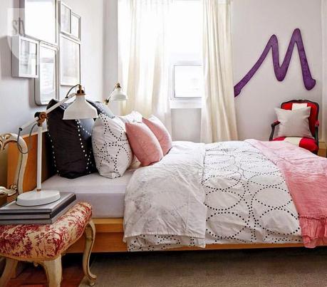 Decoración femenina en pocos metros