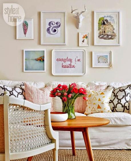 Decoración femenina en pocos metros