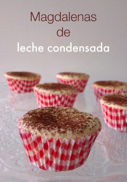 ♥ Magdalenas de leche condensada