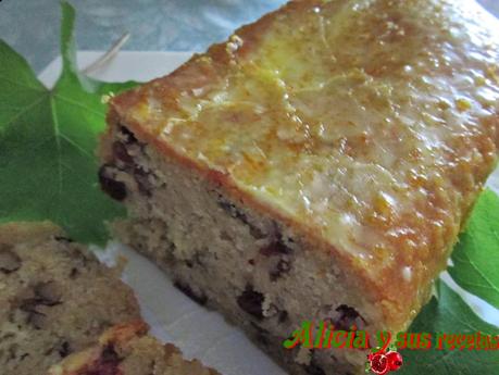 PAN DULCE DE ARÁNDANOS Y NUECES