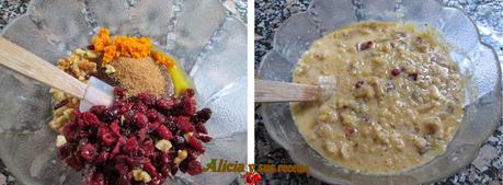 PAN DULCE DE ARÁNDANOS Y NUECES