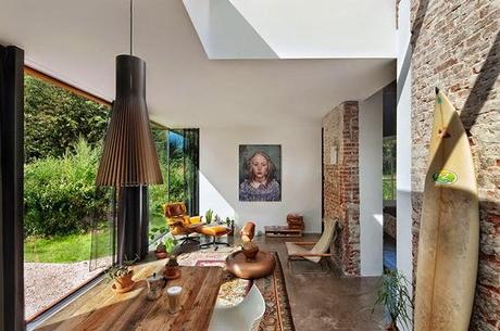 Convivencia entre Rustico y Moderno