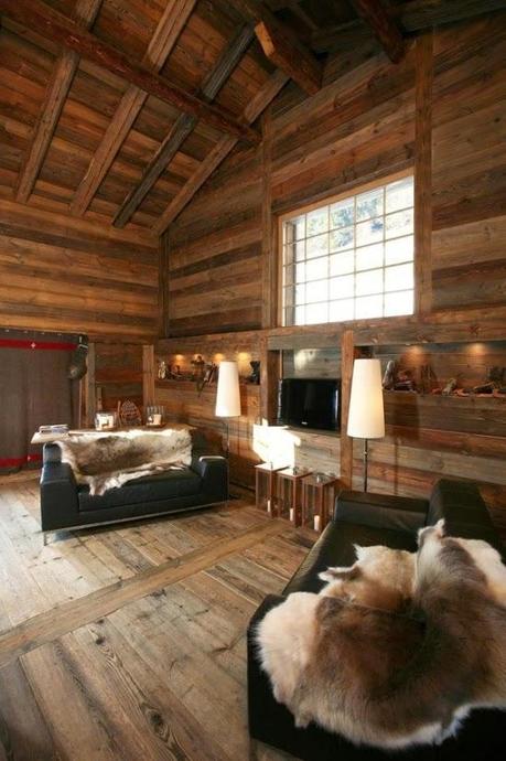 Livings Rusticos con Madera