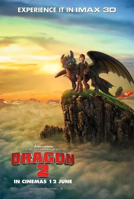 CHULISIMO PÓSTER IMAX DE COMO ENTRENAR A TU DRAGON 2