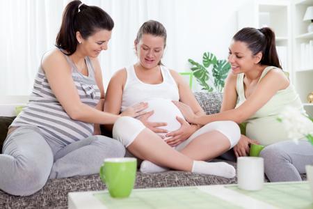 embarazadas comunicandose