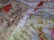 Cómo imprimir servilleta papel