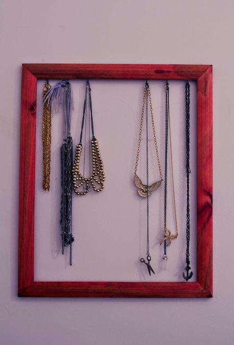 DIY - Organizador de collares ☆