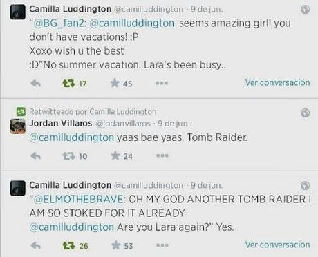 Camilla Luddington volverá a poner voz a Lara Croft