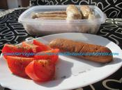 Salchichas Tofu Garbanzos