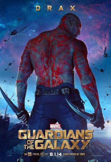 guardianes de la galaxia drax poster