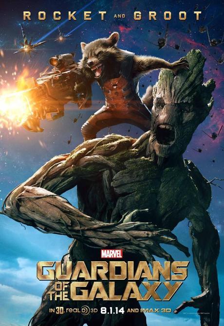 guardianes de la galaxia rocket groot poster