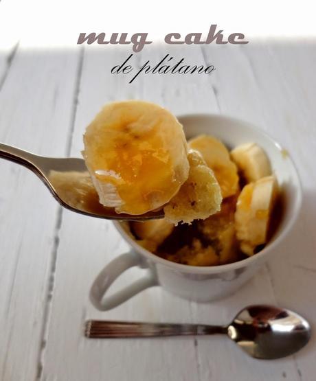 Mug Cake de Plátano Mug Cake de Plátano