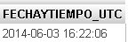 UTC_TIMESTAMP ejemplo 1