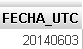 UTC_DATE ejemplo 2