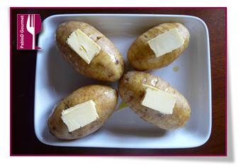 PabloD Gourmet - Patatas Hasselback con mantequilla
