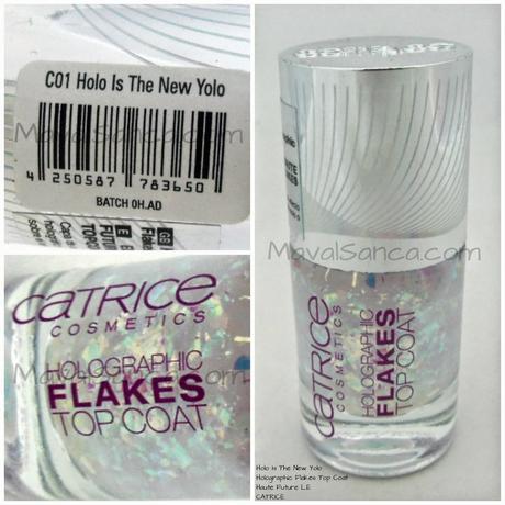 Holo Is The New Yolo Holographic Flakes Top Coat Haute Future L.E CATRICE Holo Is The New Yolo Holographic Flakes Top Coat Haute Future L.E CATRICE