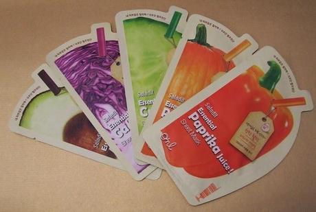 Las mascarillas “Saladit Essential Juice Sheet Mask” de ONL – extractos de verduras para la belleza de la piel (From Asia With Love) Las mascarillas “Saladit Essential Juice Sheet Mask” de ONL – extractos de verduras para la belleza de la piel (From Asia With Love)