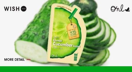 Las mascarillas “Saladit Essential Juice Sheet Mask” de ONL – extractos de verduras para la belleza de la piel (From Asia With Love)