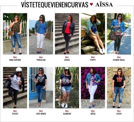 Aïssa: camisetas chulas para chicas con curvas